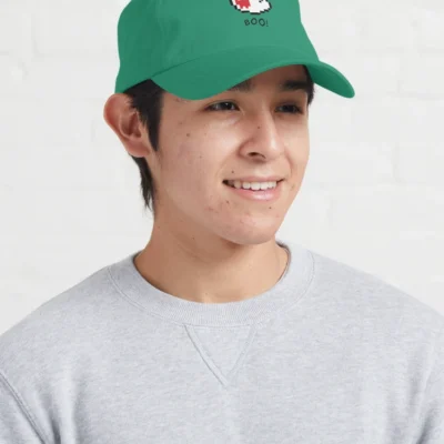 Homme qui porte une casquette verte Super Mario personnage Bandit Boo